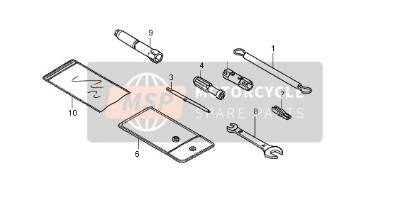 Honda WW125 2013 Outils pour un 2013 Honda WW125